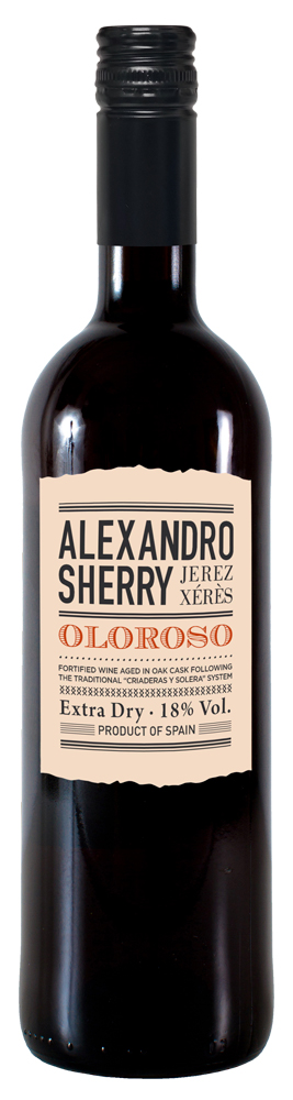 Херес Alexandro Oloroso 18% 0,75 л
