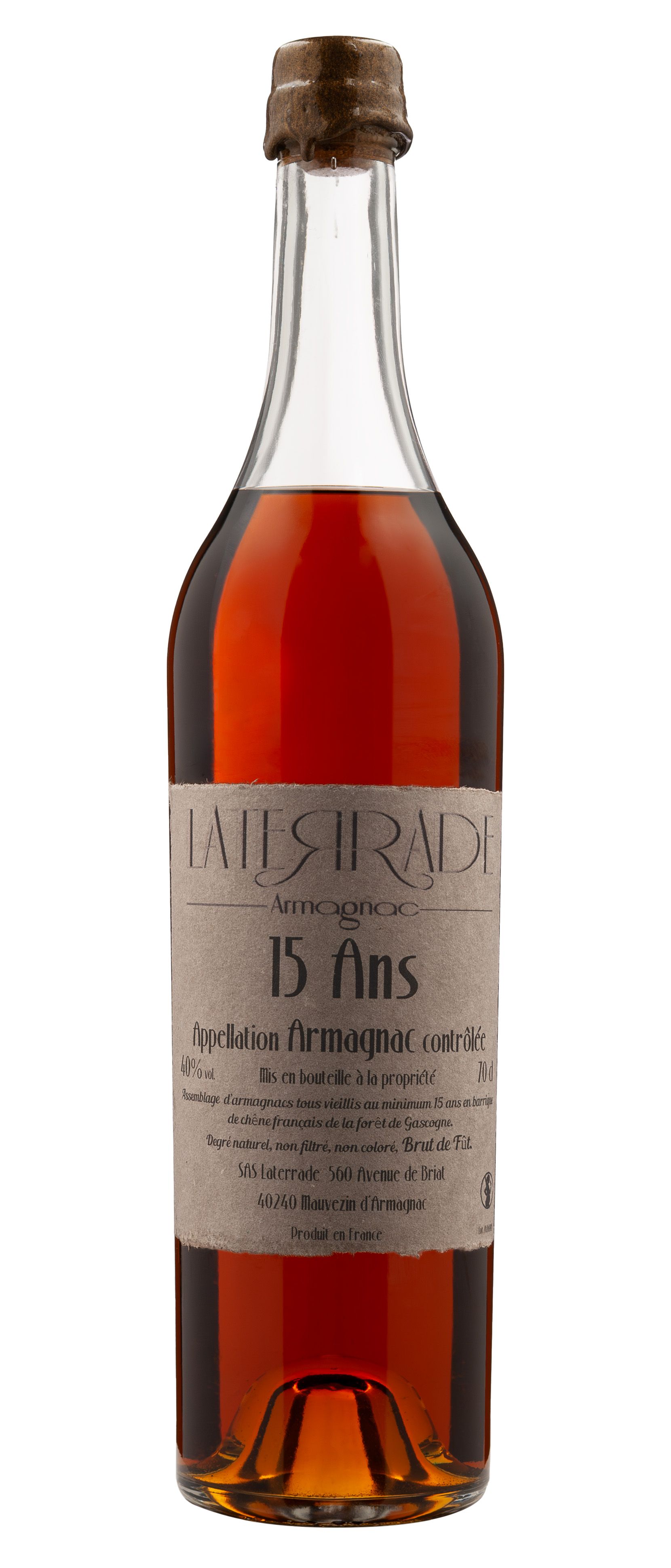 Laterrade, 15 Ans Armagnac, 2004