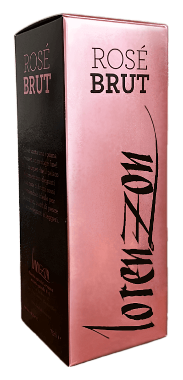 Коробка под 1 бутылку Lorenzon Rose Brut