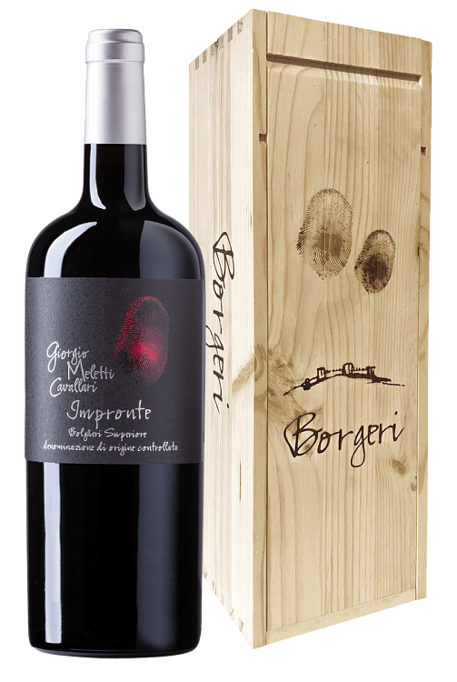 Вино Impronte Bolgheri Superiore Giorgio Meletti Cavallari, 2021 г. · в подарочной упаковке