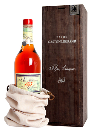 Арманьяк Baron G. Legrand 1965 Bas Armagnac 40% 0,7 л