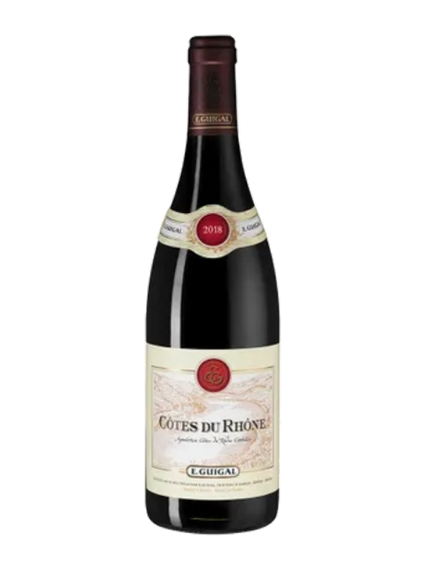 Вино выдержанное сухое красное "Cotes du Rhone Rouge" 0.75 л.