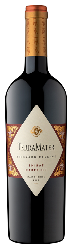 Вино TerraMater Shiraz Cabernet Vineyard Reserve 2021 13,5% 0,75 л