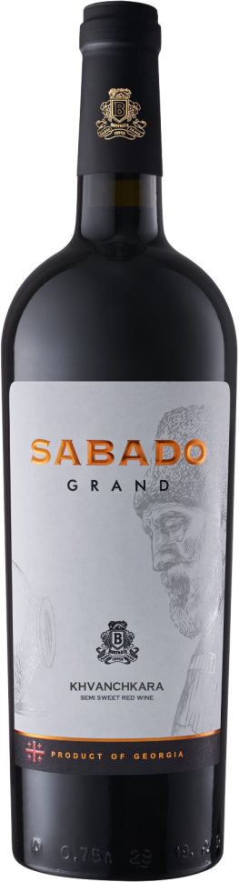 Sabado Grand Khvanchkara, красное полусладкое