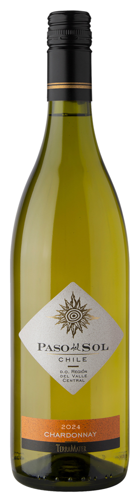 Вино TerraMater Paso del Sol Chardonnay 2024 13% 0,75 л