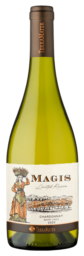 Вино TerraMater Magis Chardonnay Limited Reserve 2023 14% 0,75 л