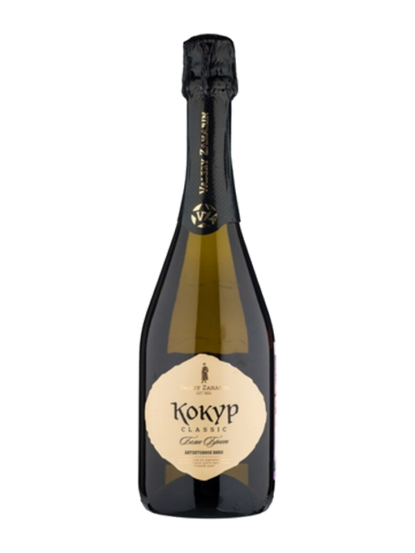 Вино игристое "Кокур классика" бел. брют 0.75 л.