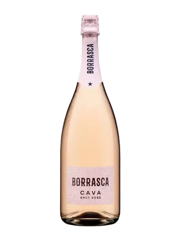 Вино игристое "Борраска Кава Розе" роз. брют 0.75 л.