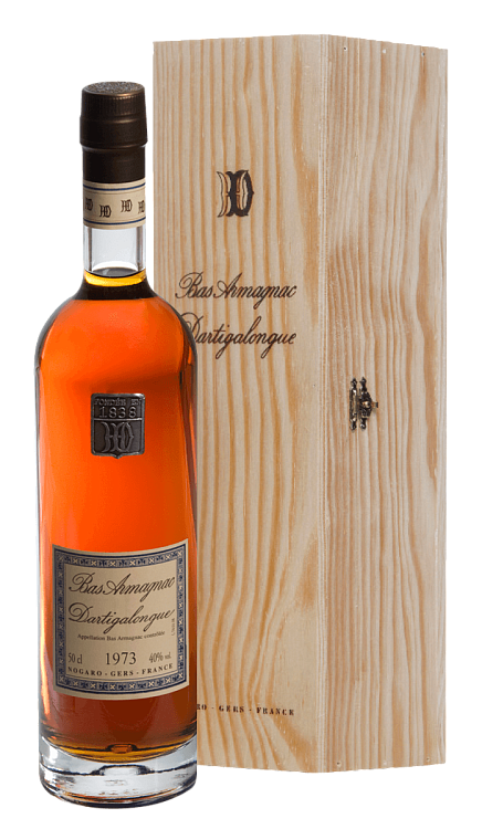 Арманьяк Bas Armagnac Dartigalongue, 1973 г. · в подарочной упаковке