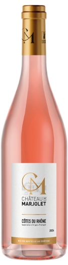 Французское вино Chateau de Marjolet Côtes du Rhône Rose розовое сухое