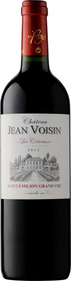 Французское вино Chateau Jean Voisin "Les Coteaux" красное сухое