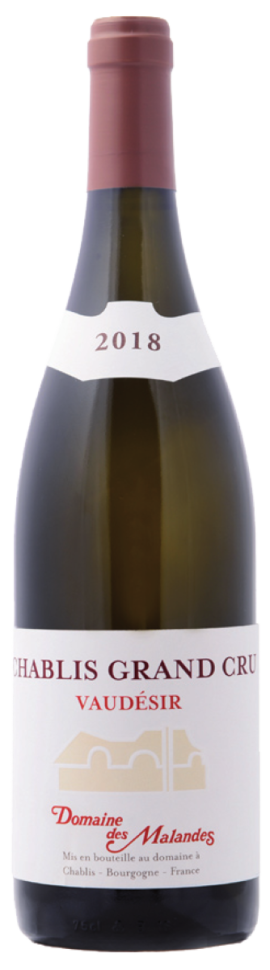 Французское вино Chablis Grand Cru Vaudesir Domaine des Malandes белое сухое
