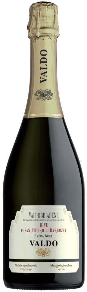 Игристое вино Valdo Rive di San Pietro di Barbozza Valdobbiadene DOCG Extra Brut белое экстра брют
