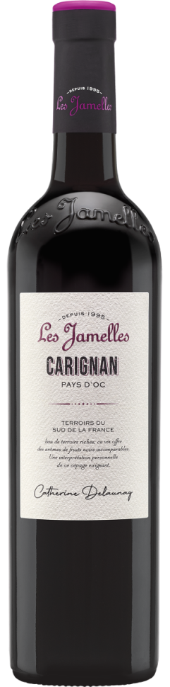 Французское вино Les Jamelles Carignan красное сухое