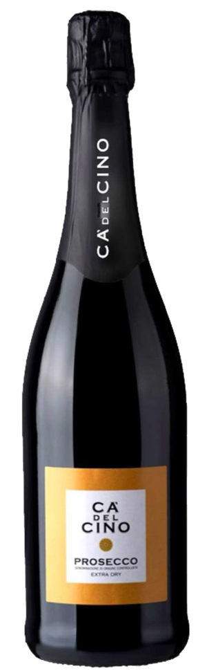 Игристое вино Ca del Cino Prosecco DOC Extra Dry белое сухое
