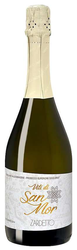 Вино игристое Zardetto Prosecco Conegliano Valdobbiadene Viti di San Mor Extra Brut 11,5% 0,75 л