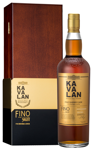 Виски Kavalan Solist Fino Sherry Cask Single Cask Strength 57,1% 0,7 л · в подарочной упаковке