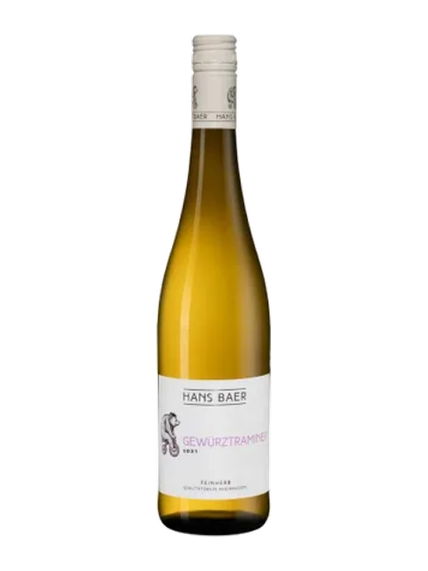 Вино ординарное полусладкое белое "Hans Baer Gewurztraminer" 0.75 л.