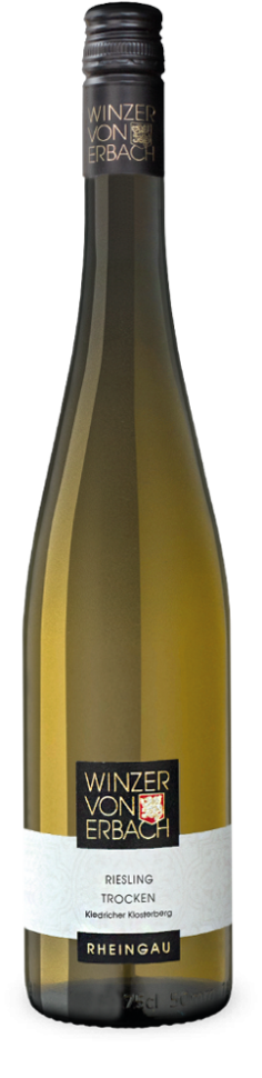 Немецкое вино Riesling Winzer von Erbach Kiedricher Klosterberg Trocken белое полусухое