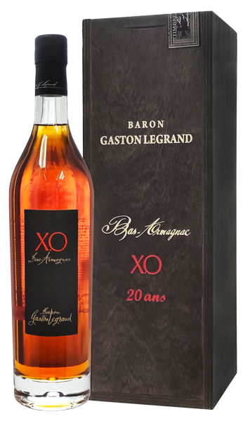 Арманьяк Baron G. Legrand XO Bas Armagnac 40% 0,7 л wood gift pack