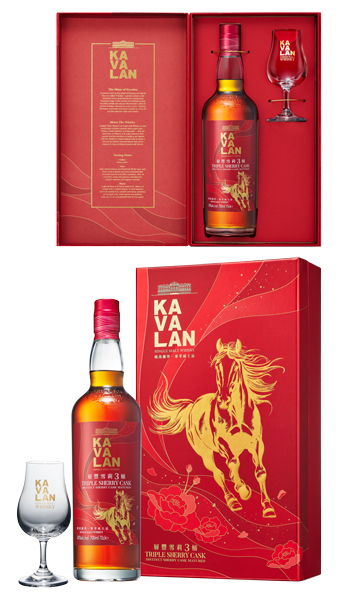 Виски Kavalan Triple Sherry Cask 40% 0,7 л · в подарочной упаковке