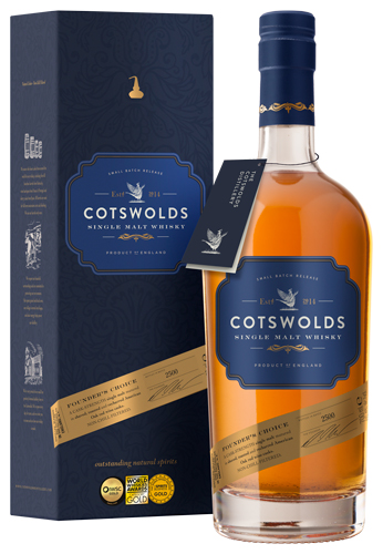 Виски Cotswolds Founder's Choice 59,1% 0,7 л · в подарочной упаковке