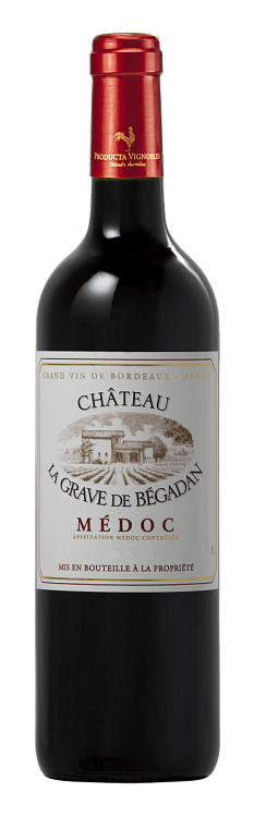 Вино Chateau La Grave de Begadan Medoc, 2020 г.