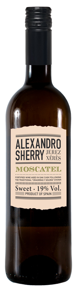 Херес Alexandro Moscatel 19% 0,75 л