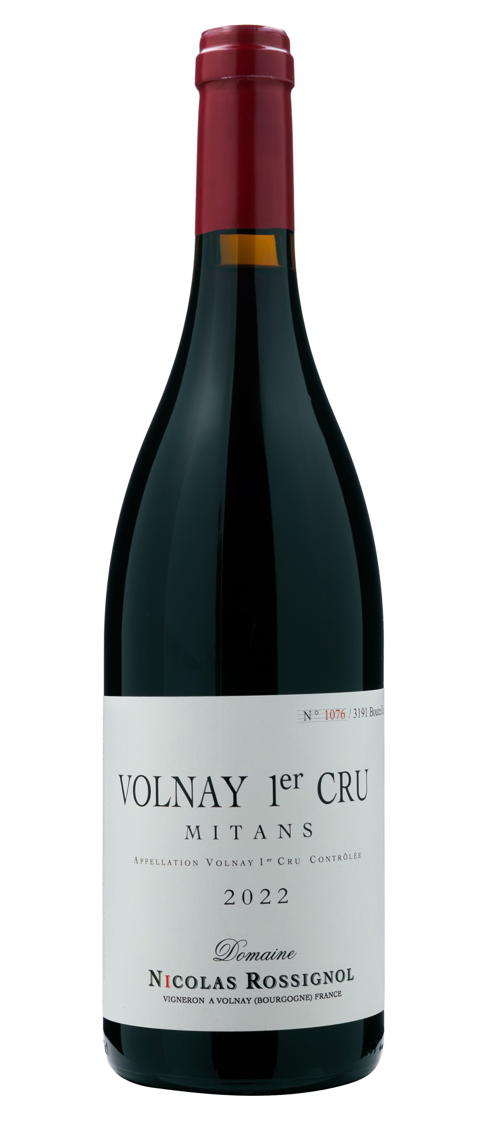 Domaine Nicolas Rossignol, Volnay 1er Cru Mitans, 2022
