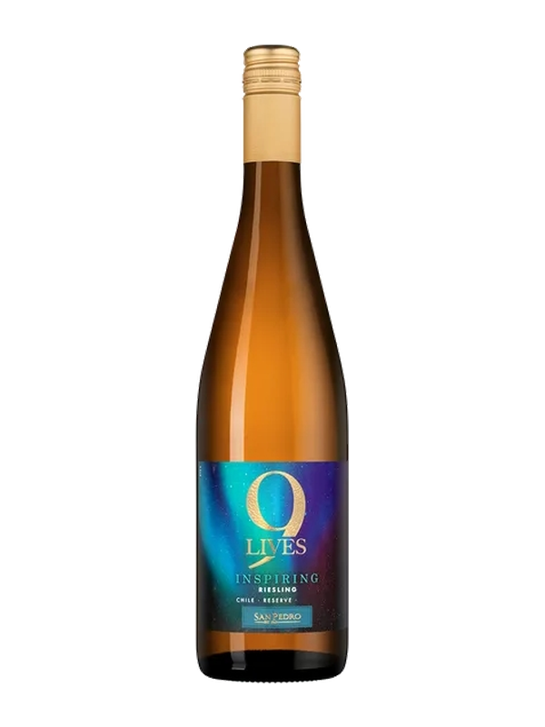 Вино молодое сухое белое "9 Lives Inspiring Riesling Reserve" 0.75 л.