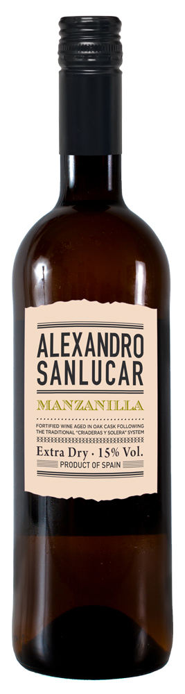 Херес Alexandro Sanlucar Manzanilla 15% 0,75 л