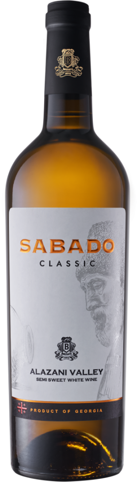 Sabado Classic Alazani Valley, белое полусладкое