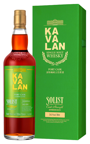 Виски Kavalan Solist Port Cask Single Cask Strength 54,8% 0,7 л · в подарочной упаковке