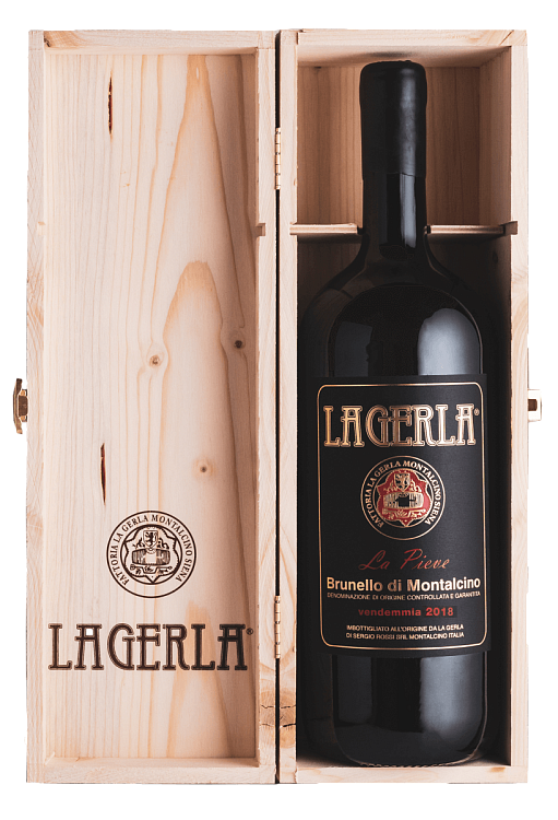 Вино Brunello di Montalcino La Pieve La Gerla, 2018 г. · в подарочной упаковке