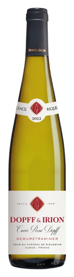 Французское вино Gewurztraminer Cuvee Rene Dopff белое полусухое