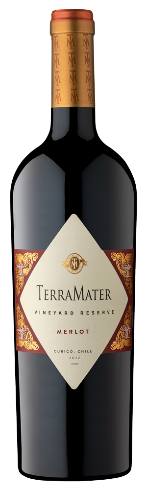 Вино TerraMater Merlot Vineyard Reserve 2022 13% 0,75 л