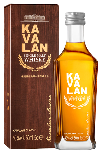 Виски Kavalan 40% 0,05 л · в подарочной упаковке