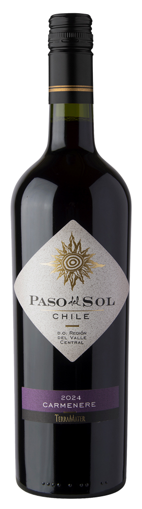 Вино TerraMater Paso del Sol Carmenere 2024 13% 0,75 л