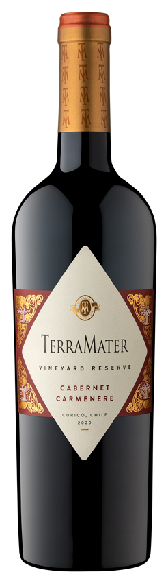 Вино TerraMater Cabernet Carmenere Vineyard Reserve 2020 13,5% 0,75 л