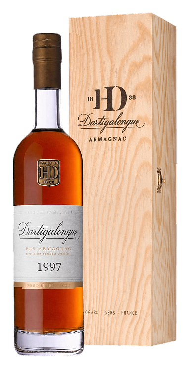 Арманьяк Bas Armagnac Dartigalongue, 1997 г. · в подарочной упаковке