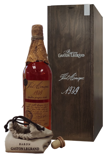Арманьяк Baron G. Legrand 1939 Bas Armagnac 40% 0,7 л