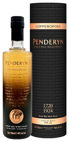 Виски Penderyn Copperopolis 46% 0,7 л п/уп · в подарочной упаковке
