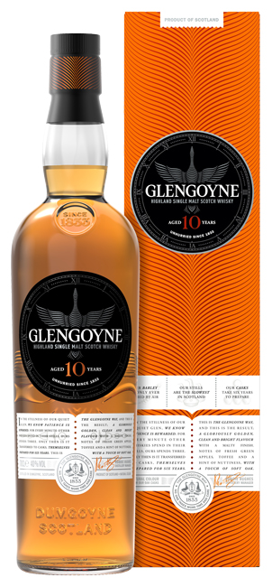 Виски Glengoyne 10 years 40% 0,7 л · в подарочной упаковке