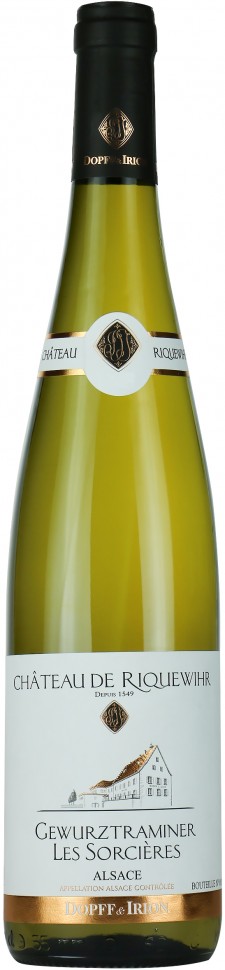 Французское вино Gewurztraminer Les Sorcieres белое полусладкое