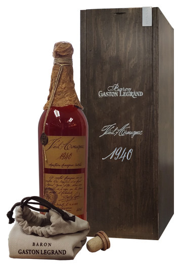 Арманьяк Baron G. Legrand 1940 Bas Armagnac 40% 0,7 л