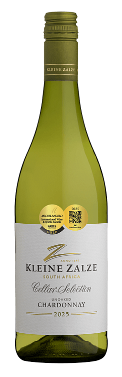 Вино Chardonnay Cellar Selection Kleine Zalze, 2025 г.