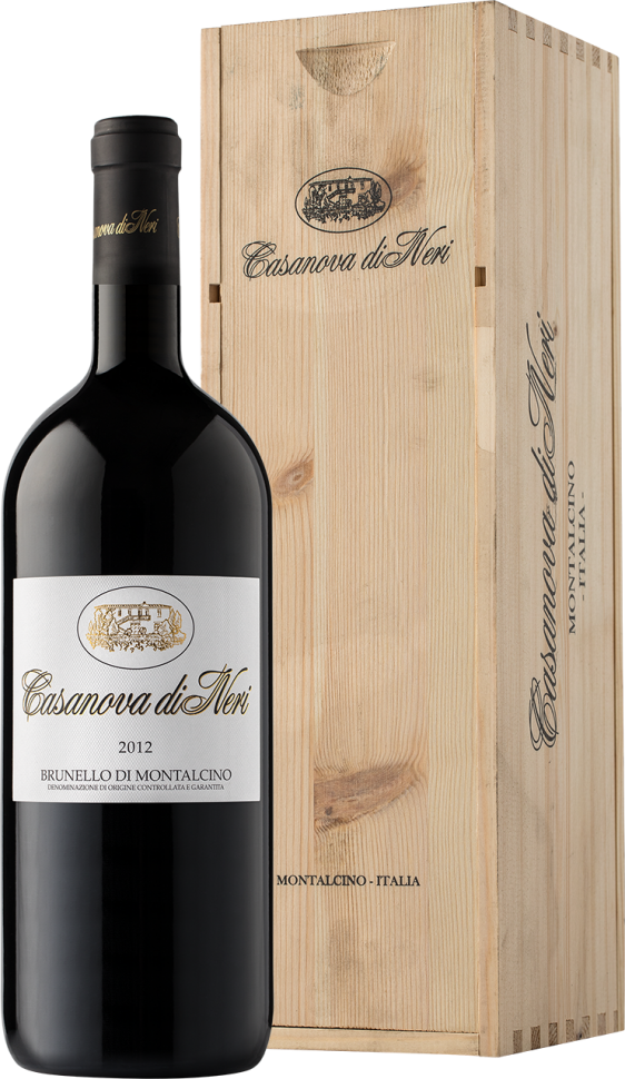 Итальянское вино Brunello di Montalcino 1.5L в деревянном футляре