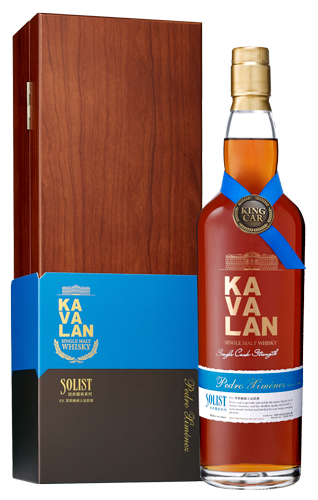 Виски Kavalan Solist Pedro Ximenez Single Cask Strength 52,4% 0,75 л · в подарочной упаковке