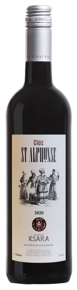 Вино Chateau Ksara Сlos St Alphonse 2020 13,5% 0,75 л
