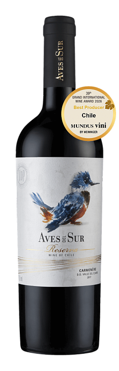 Вино Carmenere Reserva Aves del Sur, 2020 г.